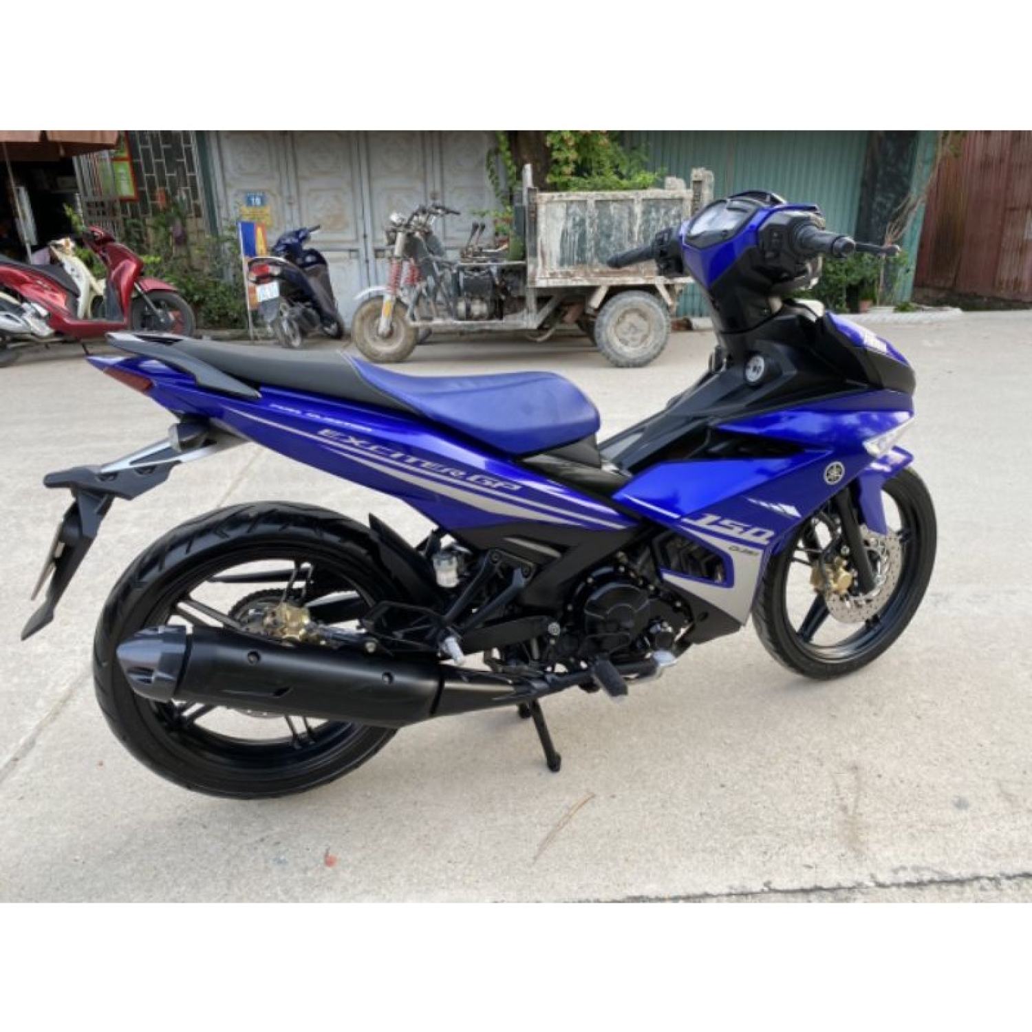 Tem Rời Exciter 150 Zin 2017 Xanh Gp - Tem Lụa Cao Cấp