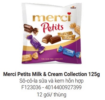 Kẹo Sô cô la (Chocolate) Storck merci Petits 125g