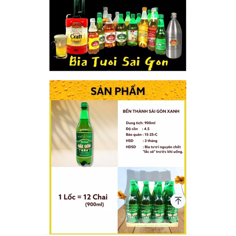 Bia Tưoi Bến Thành- Sài Gòn
