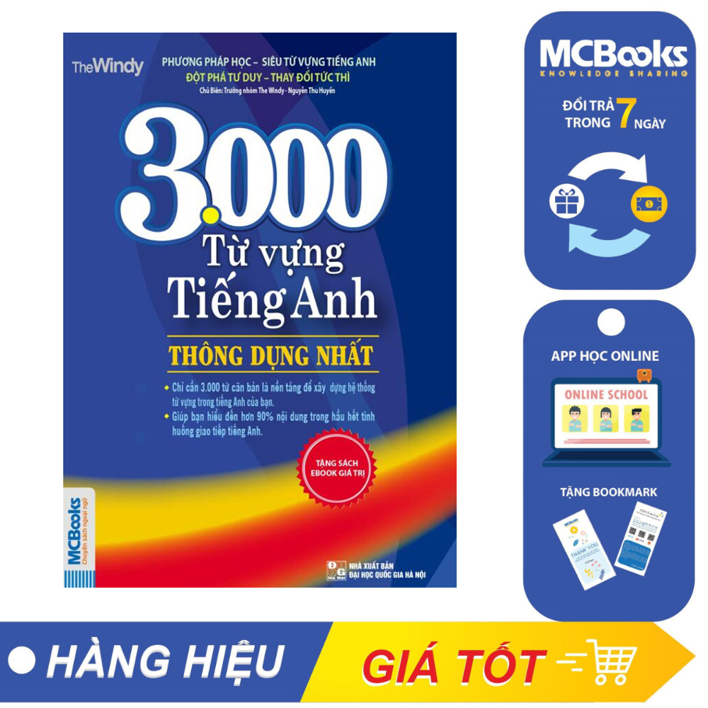 Sách - 3000 từ vựng tiếng Anh thông dụng nhất - McBooks