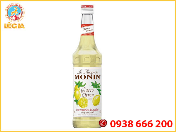 [HCM]SIRO MONIN CHANH VÀNG 700ML - MONIN LEMON GLASCO SYRUP