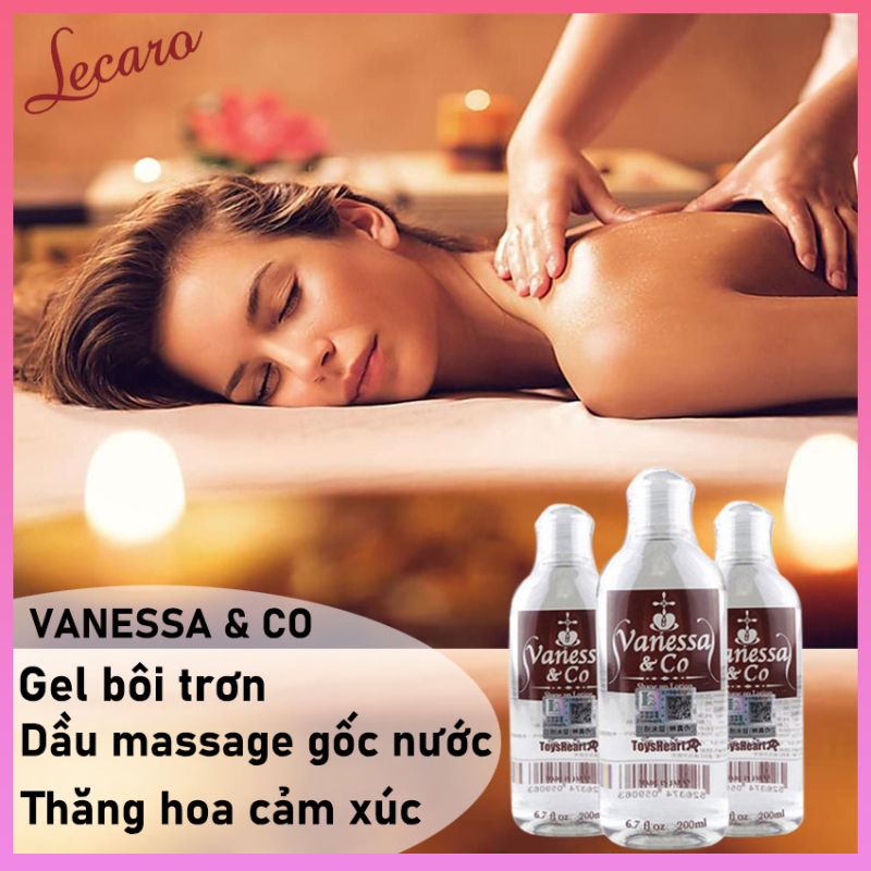 [Chính Hãng] Dầu Massage Vanessa Nhật Bản, Gel Massage Body 200ml, Dầu Massage Yoni, LECARO nhập khẩu