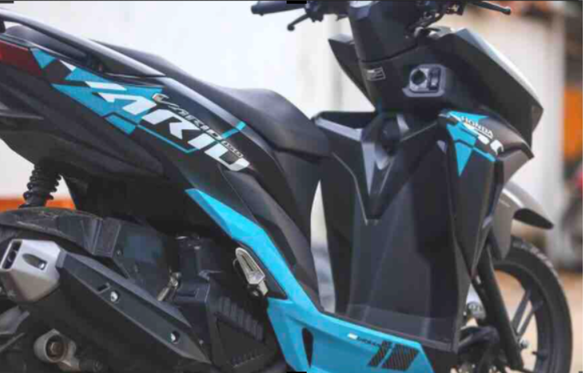 Tem rời Vario xanh đen