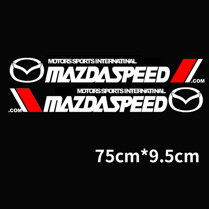 Tem dán cửa xe ô tô Mazda
