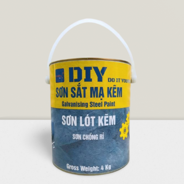 SƠN CHỐNG RỈ, SƠN LÓT KẼM 1K EPOXY - XINGFA (1 THÀNH PHẦN, 4 Kg/Lon)