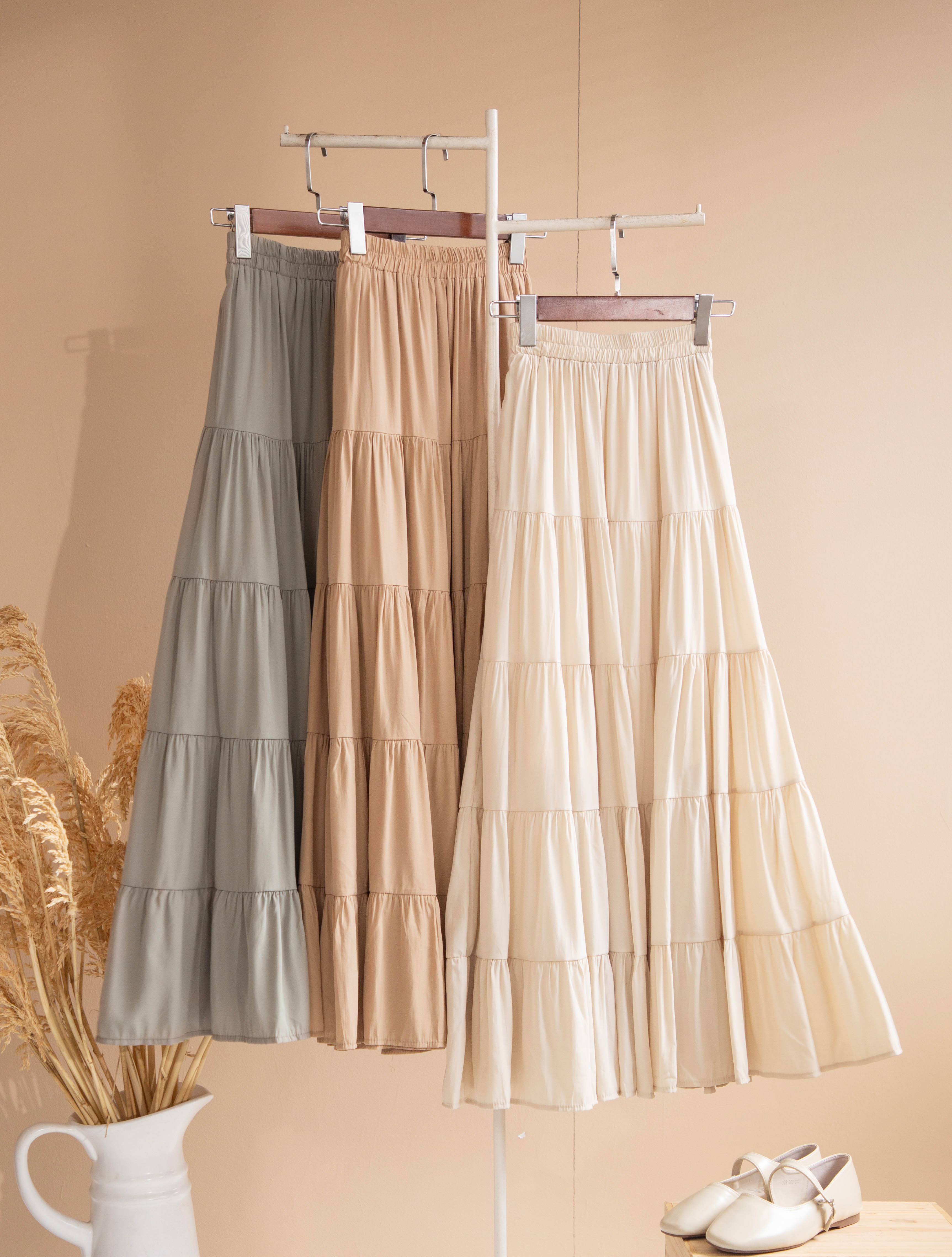 MORI - MRCV3 chân váy xô 5 tầng