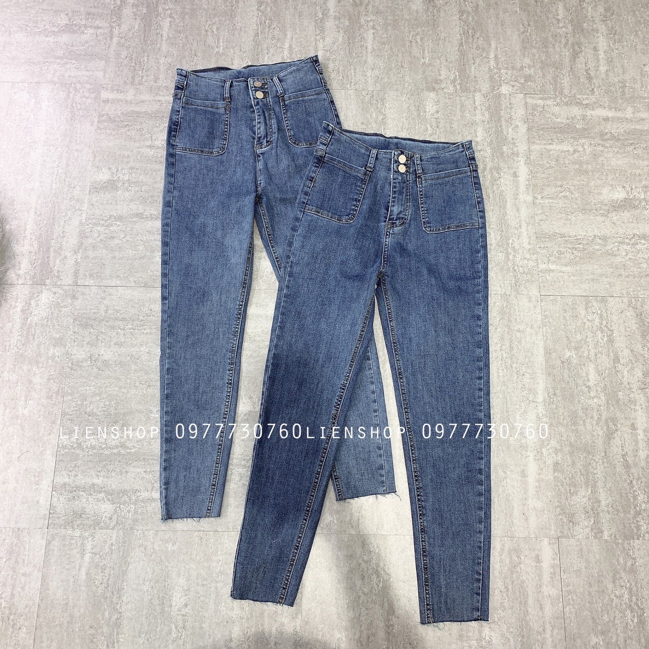 [HCM]Quần jeans nữ bo lưng cao siêu tôn dáng