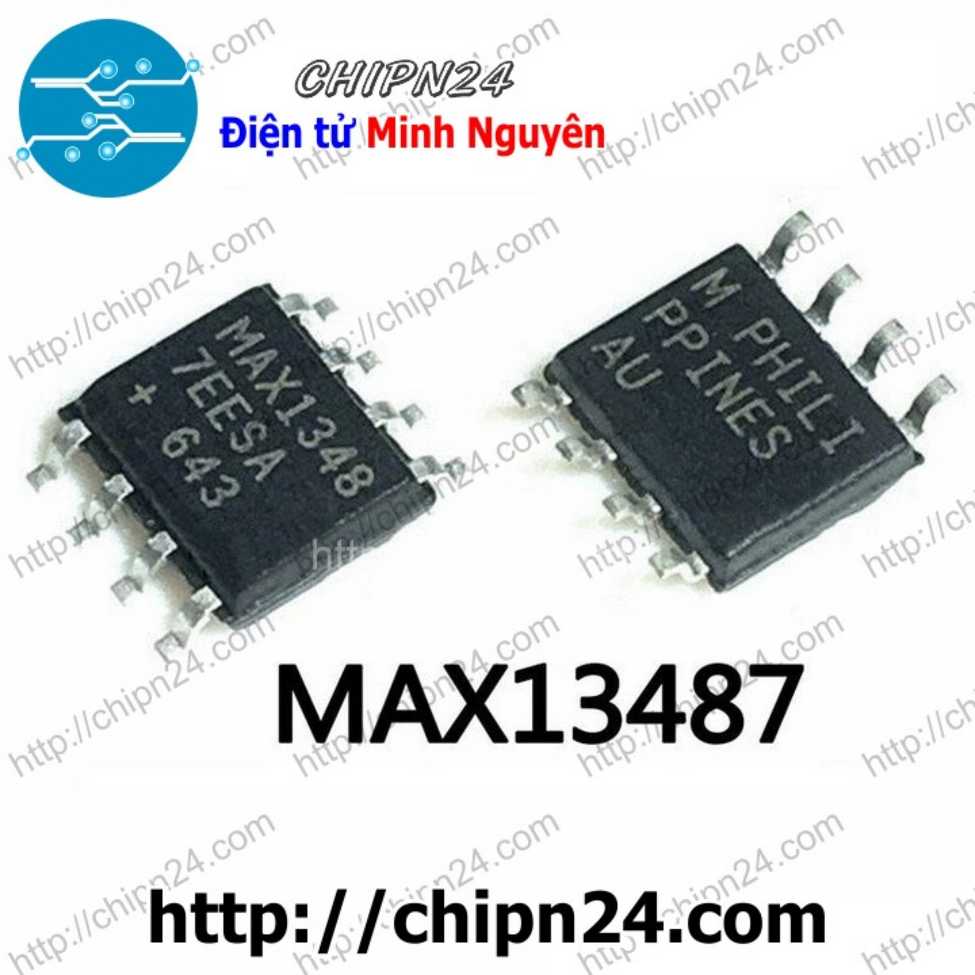 Ic dán max13487 sop-8