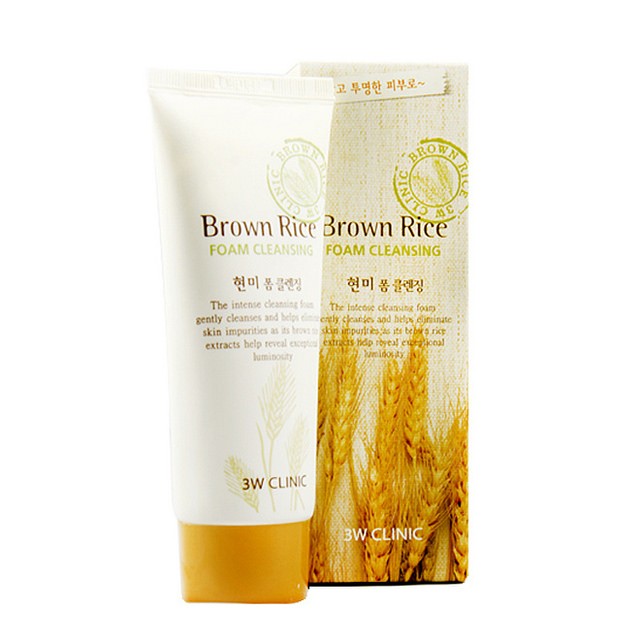 Sữa rửa mặt 3w clinic gạo nâu 100ml - 3wgao