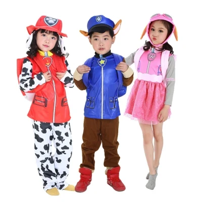 PAW Patrol Cosplay Costumes for the Halloween Children's Day Party