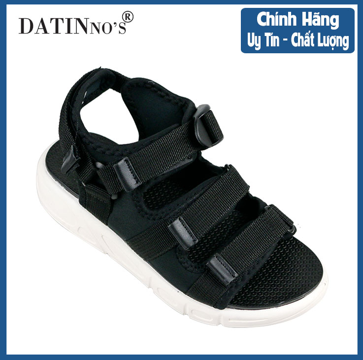 Dép Sandal Nữ Quai Hậu, Sandal Nữ 3 Quai Ngang DATINNOS Đen - DT33