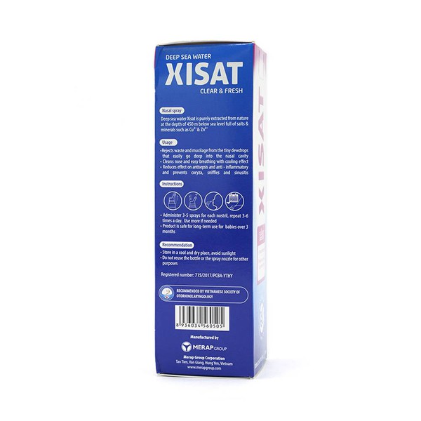 [HCM]Nước biển sâu Xisat xịt thông mũi (Trẻ em)