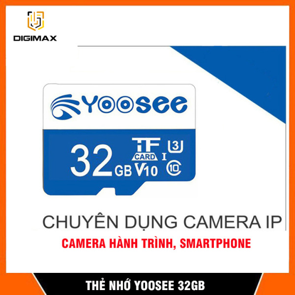 Thẻ nhớ Yoosee 32GB Class 10 - U3 cao cấp, Chuyên dụng camera hành trình, camera wifi