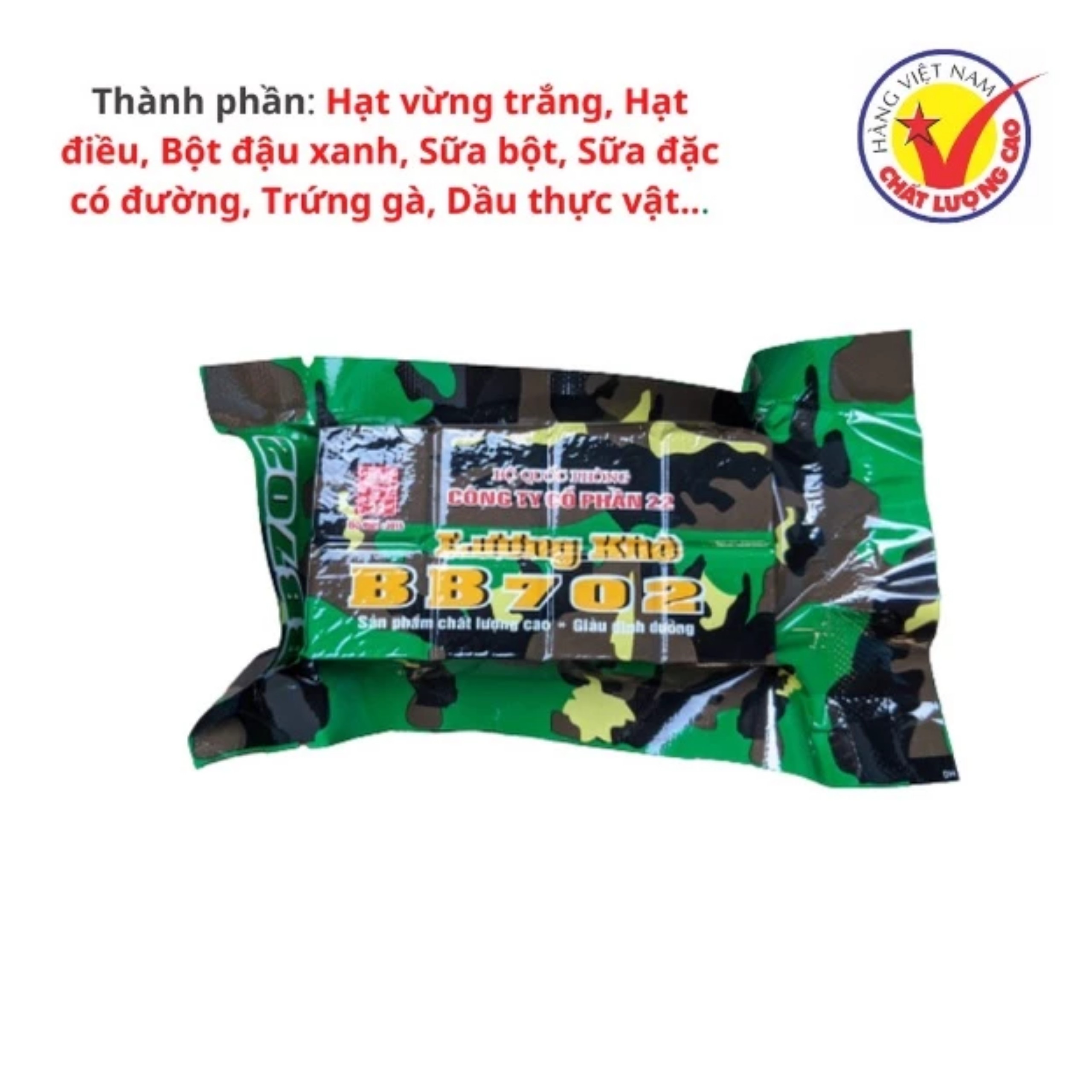 Lương khô quân đội BB702