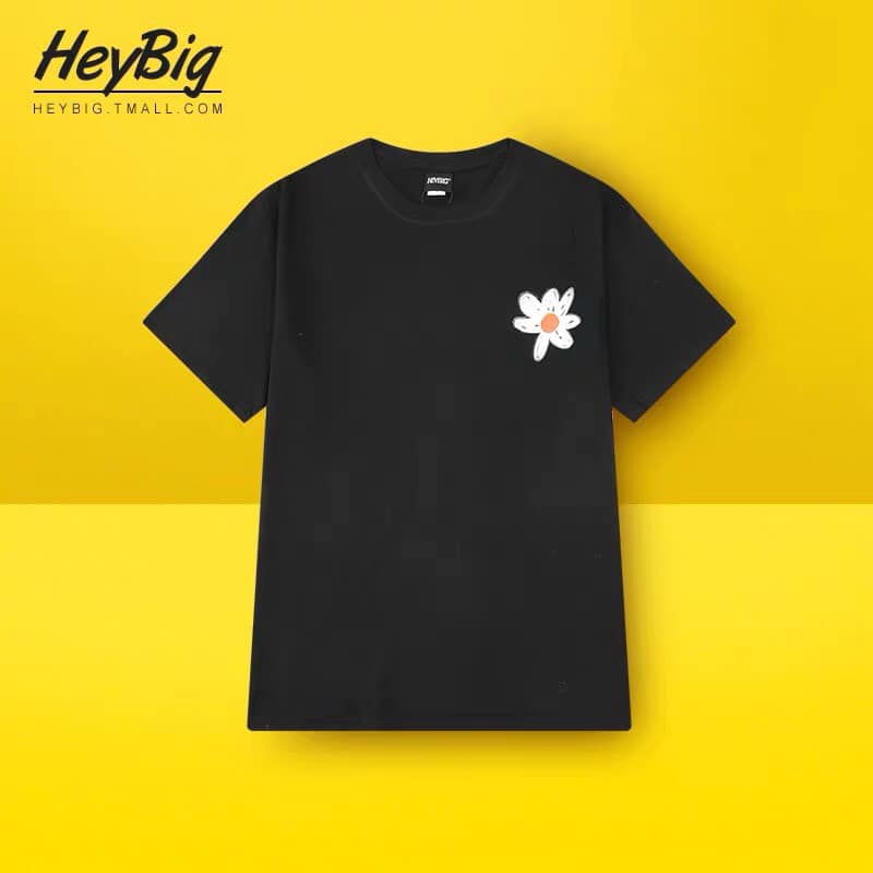 [YoloBoutique] ÁO THUN HOA CÚC V3 UNISEX (ĐEN)