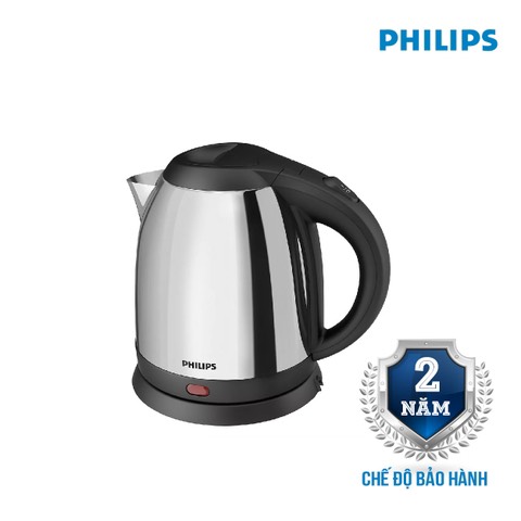 ( Chính hãng BH 24 tháng)Ấm siêu tốc mini inox Philips HD9303/03 1.2 lít