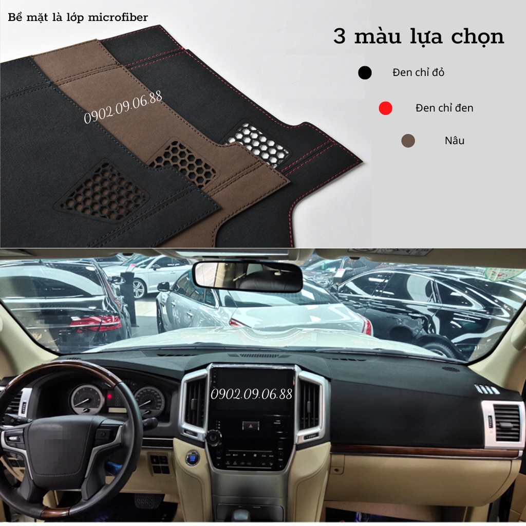 Thảm taplo da microfiber xe honda civic đời 2022