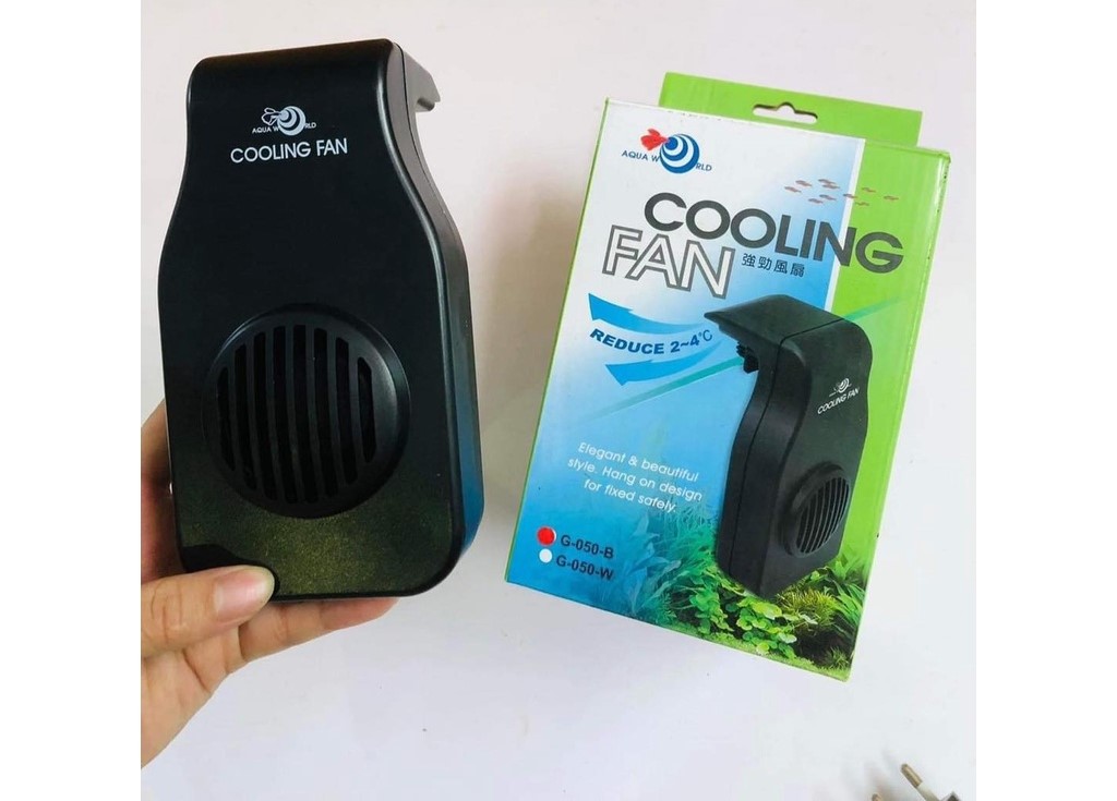 QUẠT LÀM MÁT NƯỚC BỂ THỦY SINH (cooling fan g-050-w)