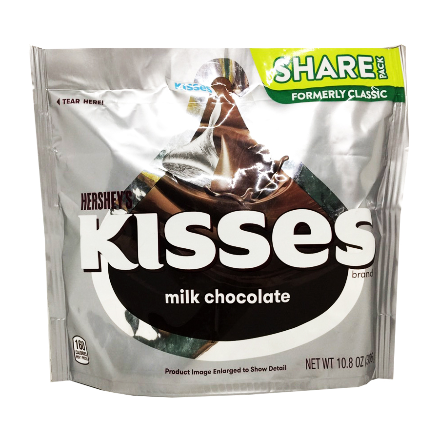 Socola sữa Hershey s Kisses Milk Chocolate 306 gr