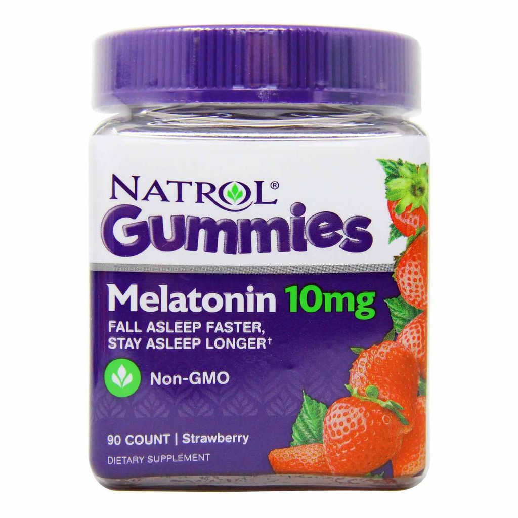 [HCM][90 VIÊN] Kẹo ngủ Natrol Melatonin Gummies 10mg