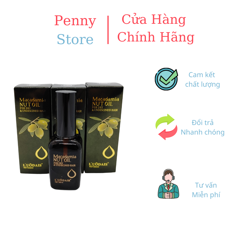 TINH DẦU DƯỠNG TÓC MACADAMIA NUT OIL 50ML ( olive )