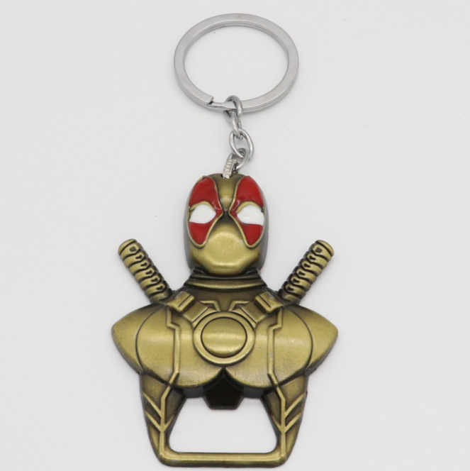 Móc Khóa, Dụng Cụ Mở Nắp Chai Hình Siêu Nhân DeadPool