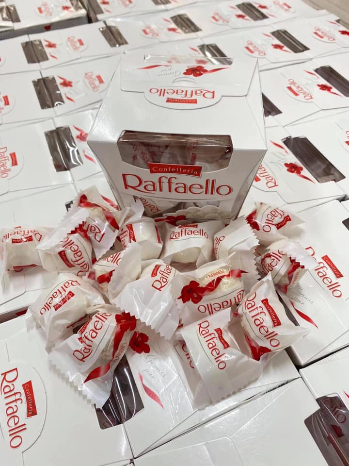 [ BÁNH KẸO TẾT ] Kẹo Socola Bọc Dừa Raffaello Nga 150gr