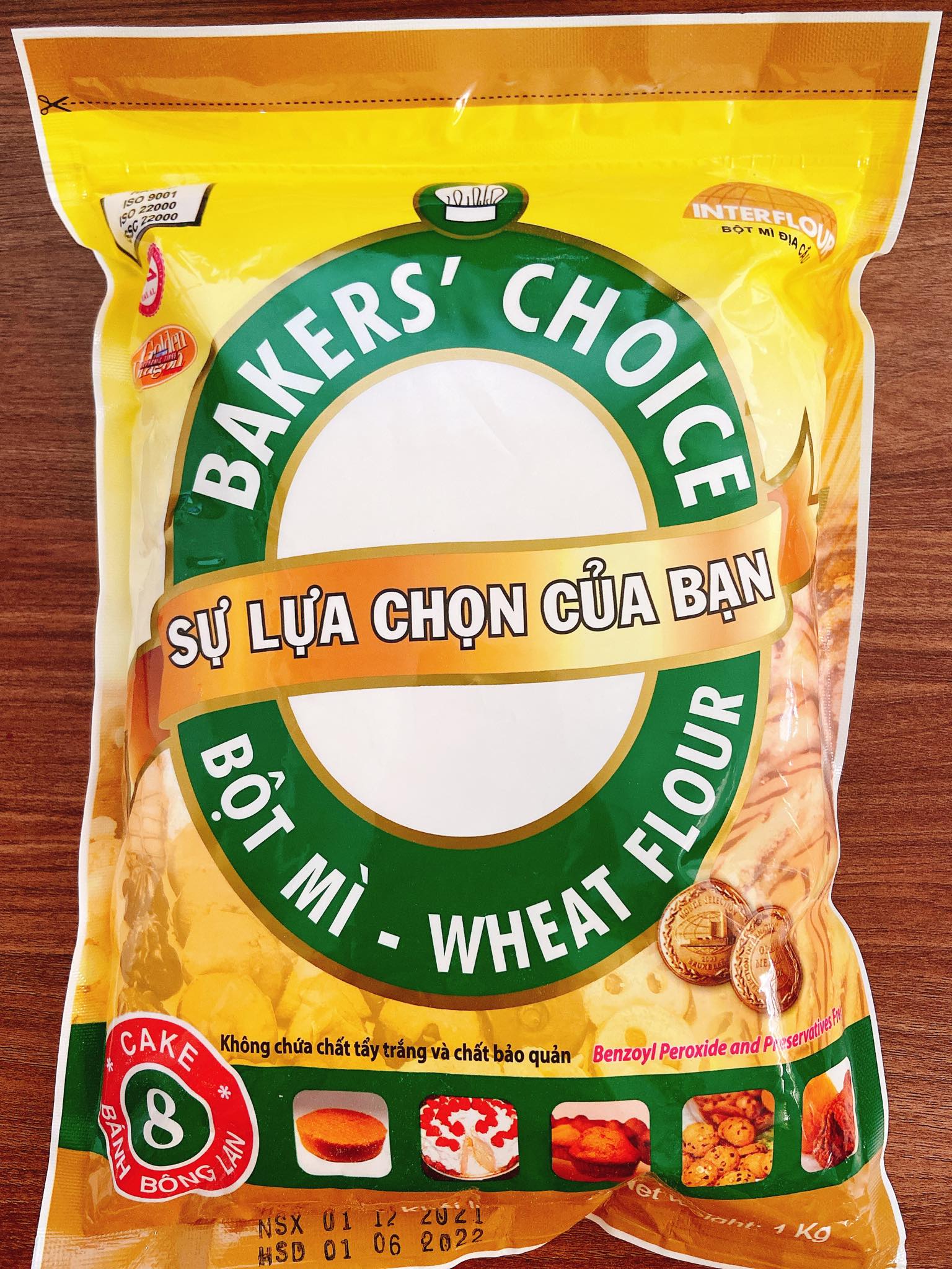 [FREE SHIP 0đ] Bột bánh mì, bột mì Bake’s choice số 8 [LAVA]