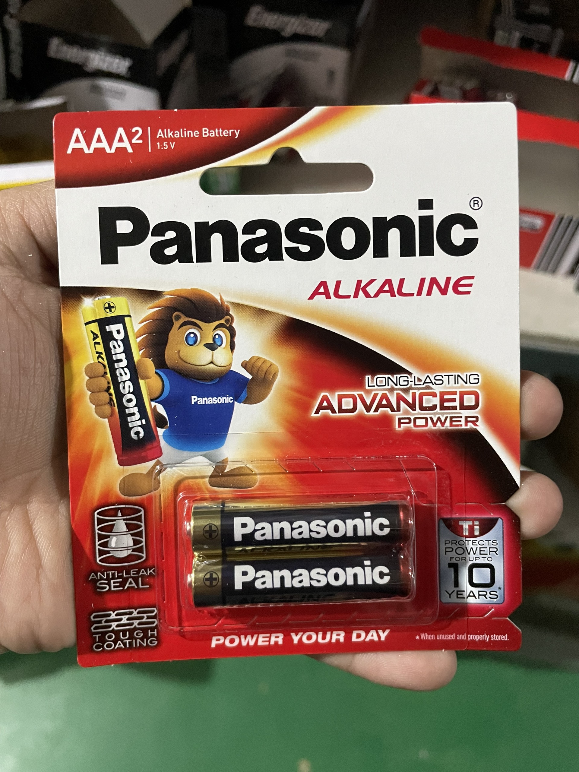 Pin 2a/3a panasonic alkaline lr lr06t-1.5v