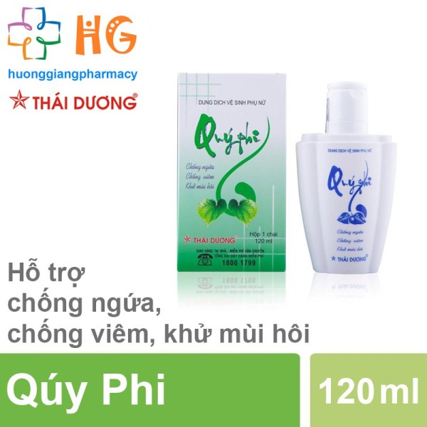 Dung dịch vệ sinh phụ nữ Quý Phi (Chai 120ml) nhập khẩu