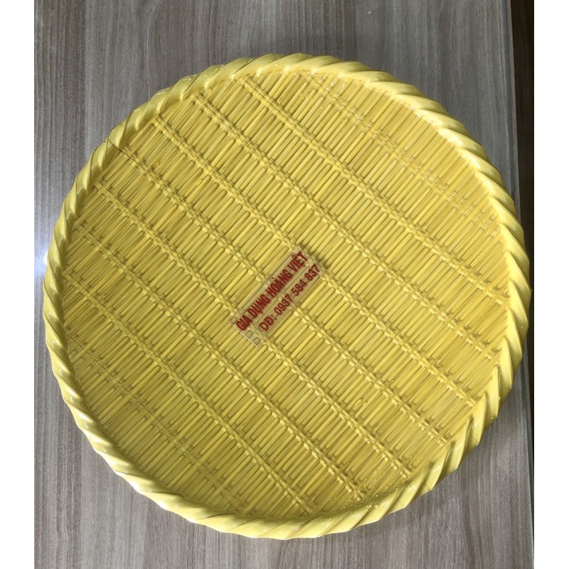 Mẹt nhựa giả tre size cực đại 44.5cm