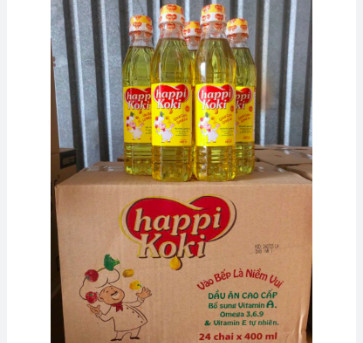 ( Combo 3 Chai) Dầu Ăn Happi Koki 1L