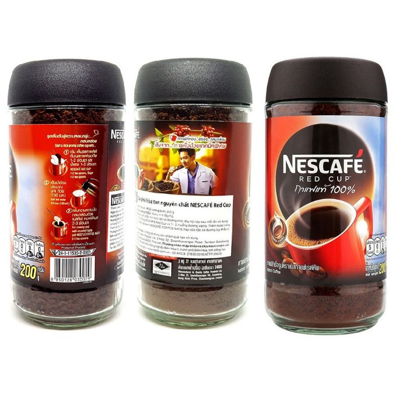 Nescafe Red Cup Thái Lan Hủ 200g