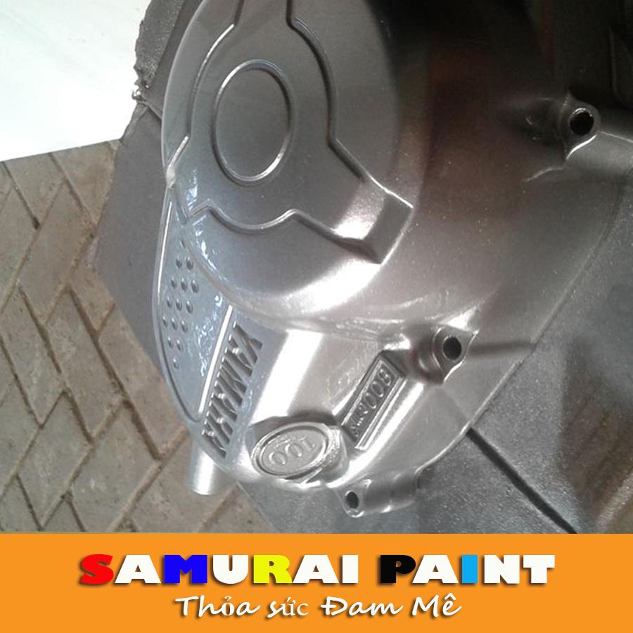 Sơn Samurai Màu Bạc - Chai sơn màu bạc ánh kim Y3 Sơn Xịt Samurai