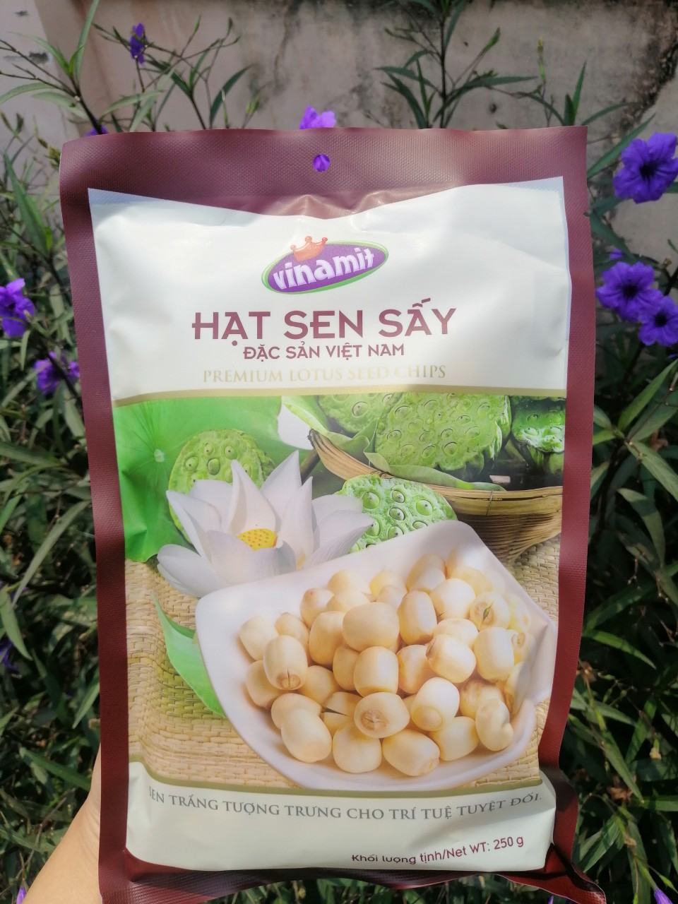 Hạt Sen sấy 250g Vinamit giòn ngon