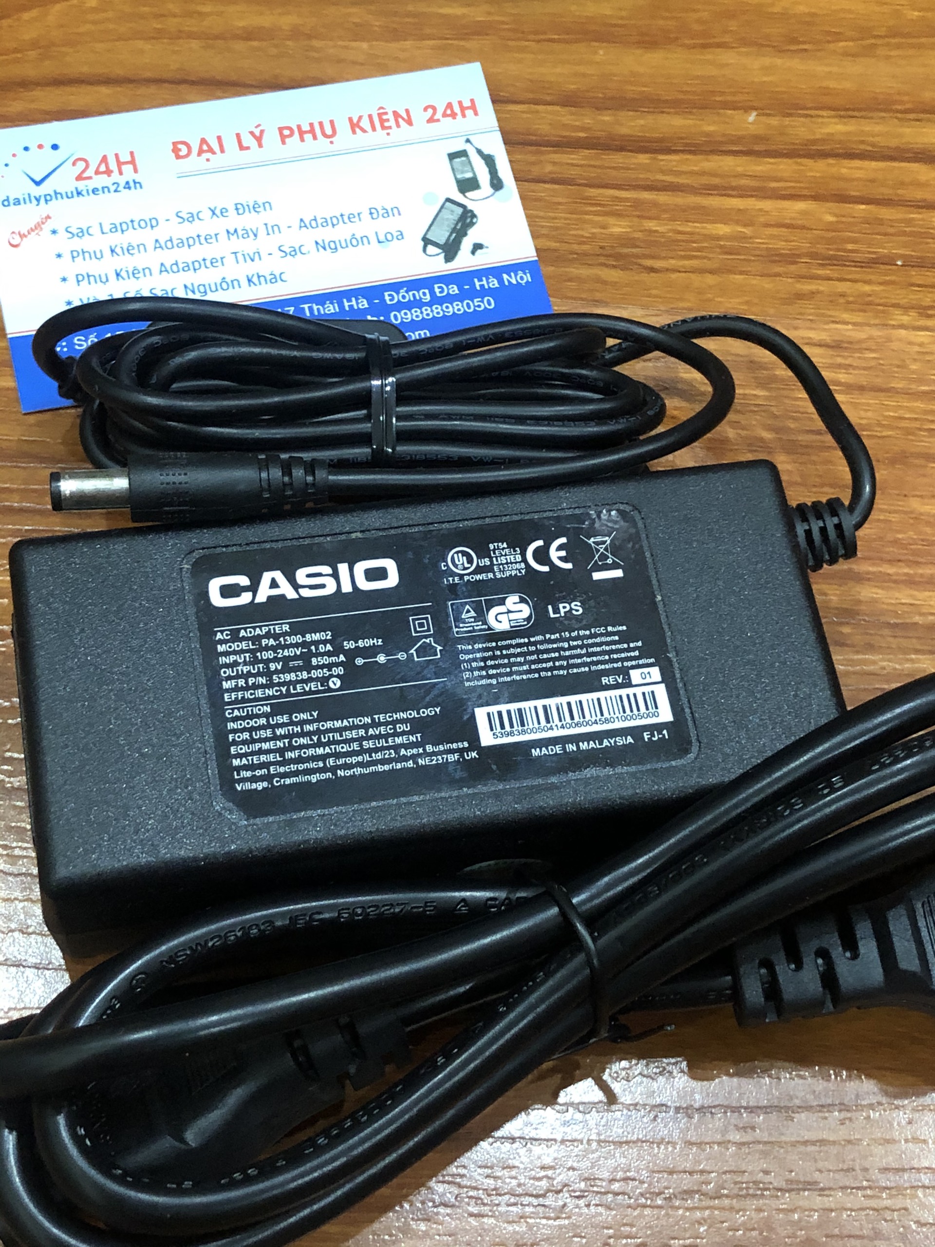 Adapter nguồn đàn casio ctk-450 (dây nguồn loại xịn