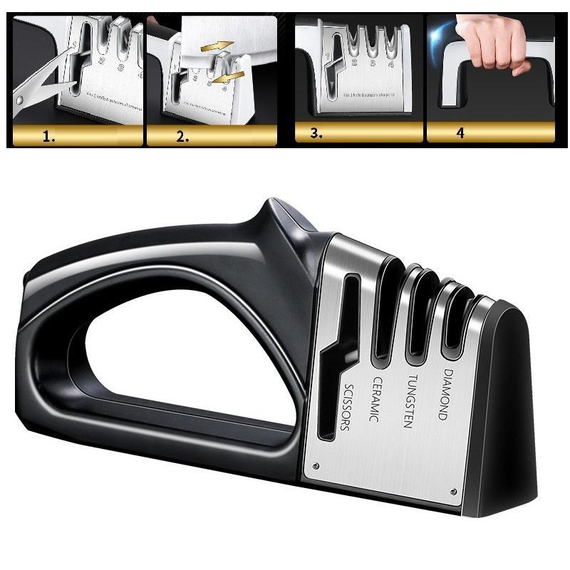 Dụng cụ siêu mài dao siêu bén 4 trong 1 - 23cm