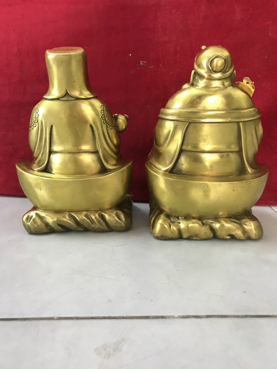 Tượng thần tài thổ địa bằng đồng