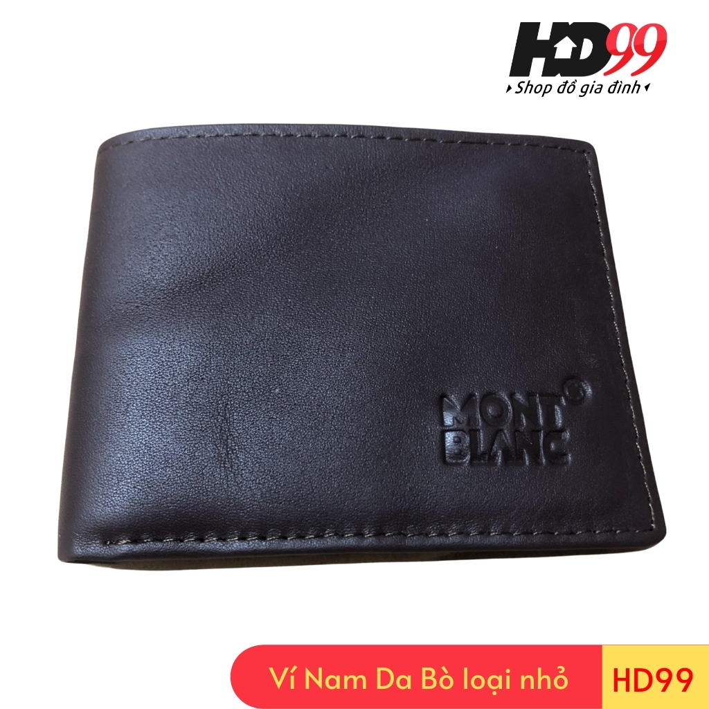 Ví Nam Da Bò Mini H2 Dáng Basic Chất liệu PU