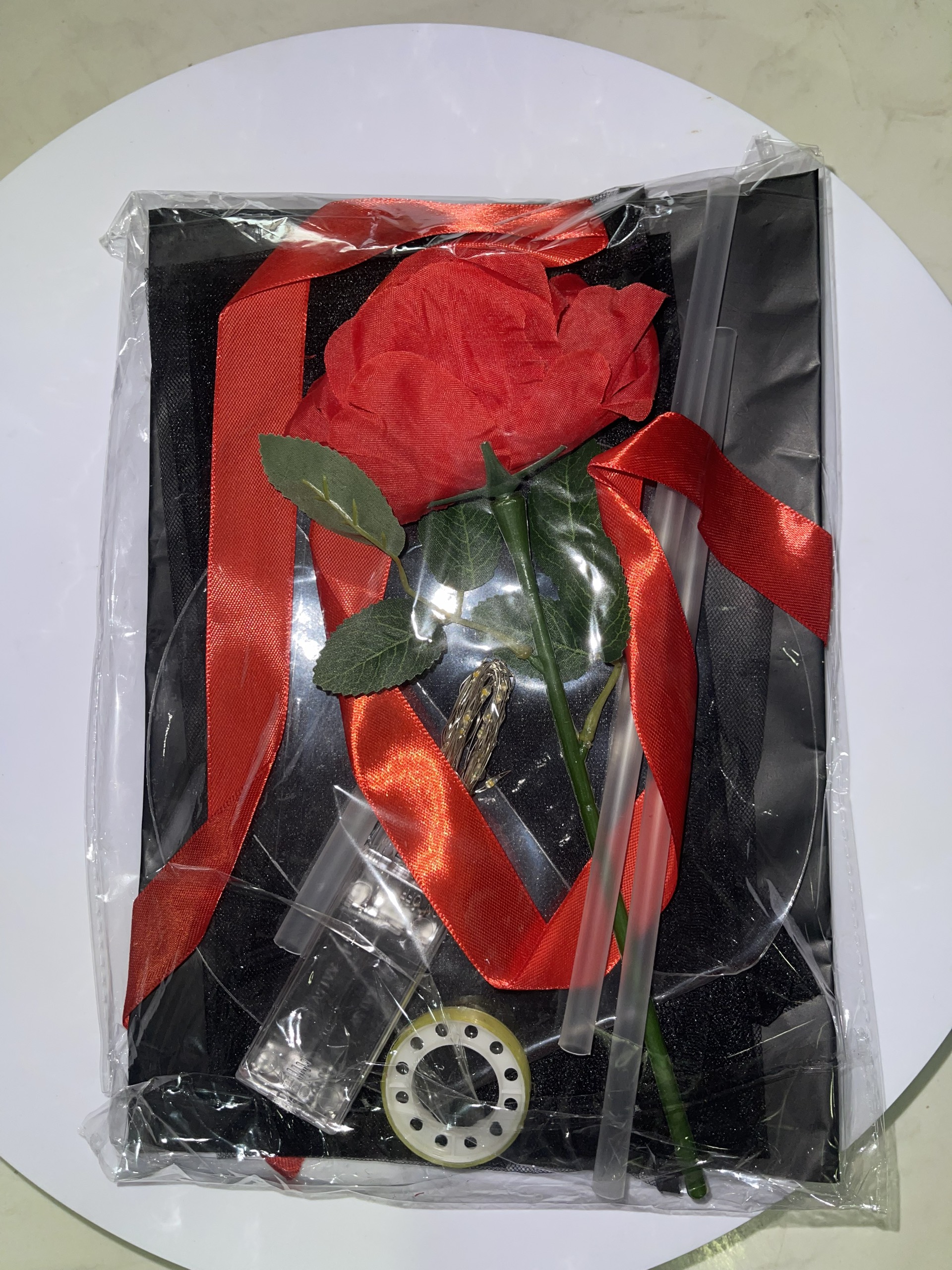 Set Bong Bóng Hoa Hồng DIY (Đèn Led)