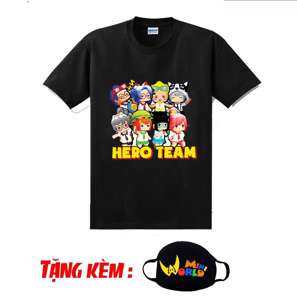 Giảm giá Áo thun hero team mini world nhân vật siro cực đẹp mc38 | áo chất  store - Mua Thông Minh