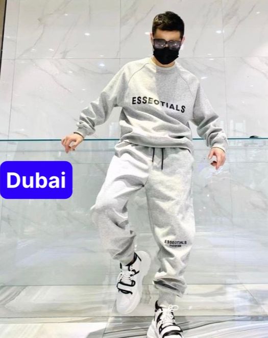 SÉT ĐỒ BỘ NAM NỮ HOODIE SWEATER NAM NỮ CHẤT THUN NỈ DA CÁ DÀY ESSENTIALS CHỐNG LẠNH NẮNG, NÓNG ĐÔNG HÈ UNISEX - DUBAI FASHION