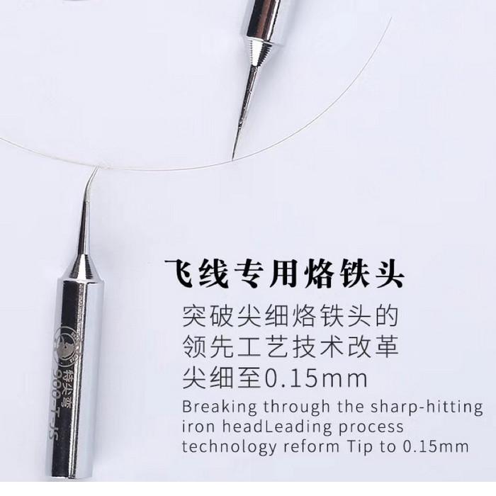 [HCM]Combo 2 mũi hàn Black Horse siêu nhọn 0.15mm (1 cong + 1 thẳng)