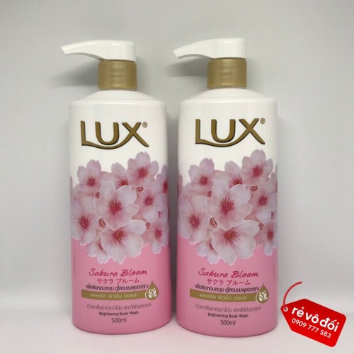 set 2 chai Sữa tắm Lux anh đào (Lux SaKuRa Bloom)
