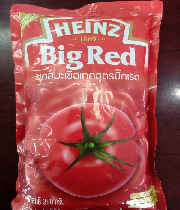 The tomato Heinz bag type large 950g import Thailand