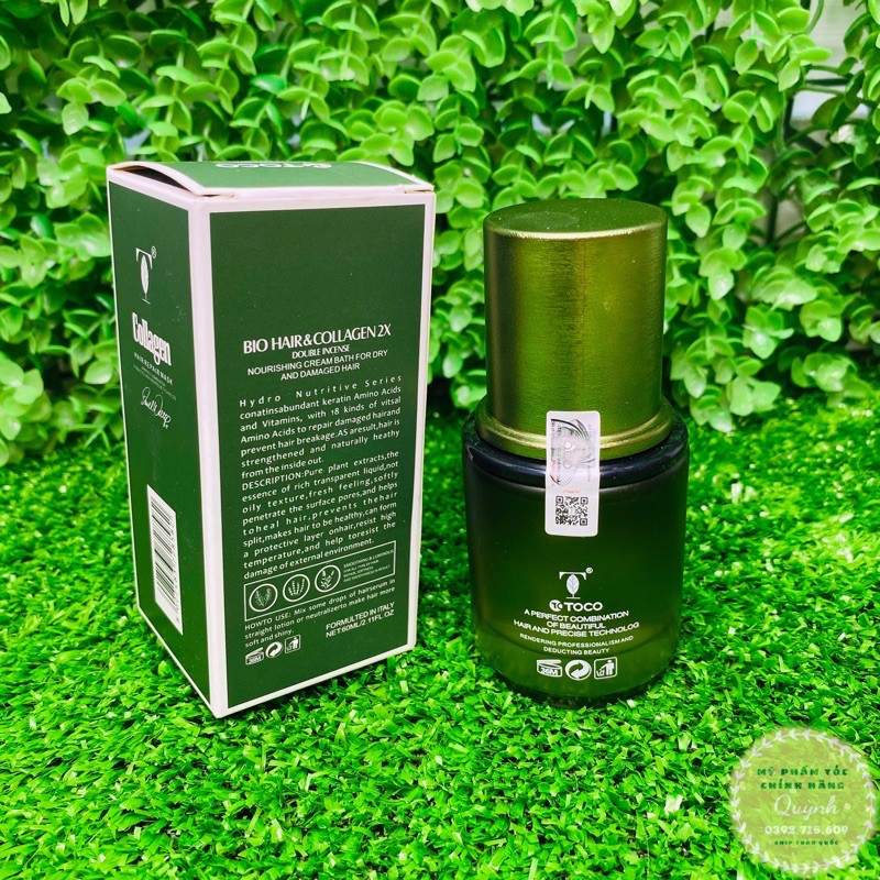 Lọ ( Chai ) Tinh Dầu Dưỡng Tóc Chuẩn Salon  Toco collagen ( Kích Thích Mọc Tóc, Dưỡng tóc ,Thành Phần Thiên Nhiên) - 60ML [ ĐƯỢC PHÉP BÁN ] ❤❤❤❤❤❤