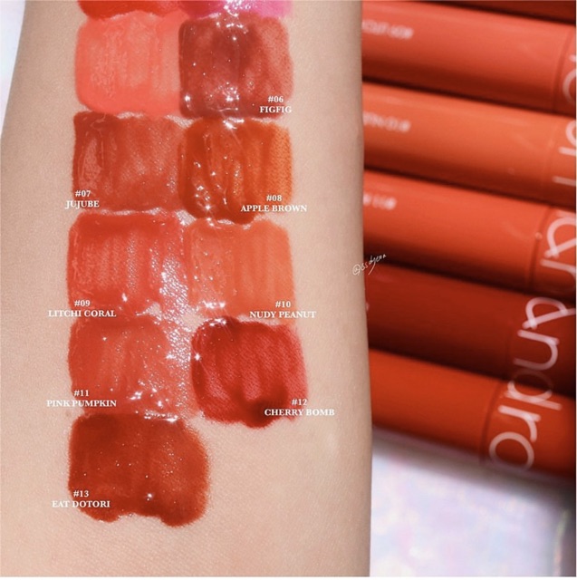 [Màu 1-21]SON TINT BÓNG ROMAND JUICY LASTING TINT