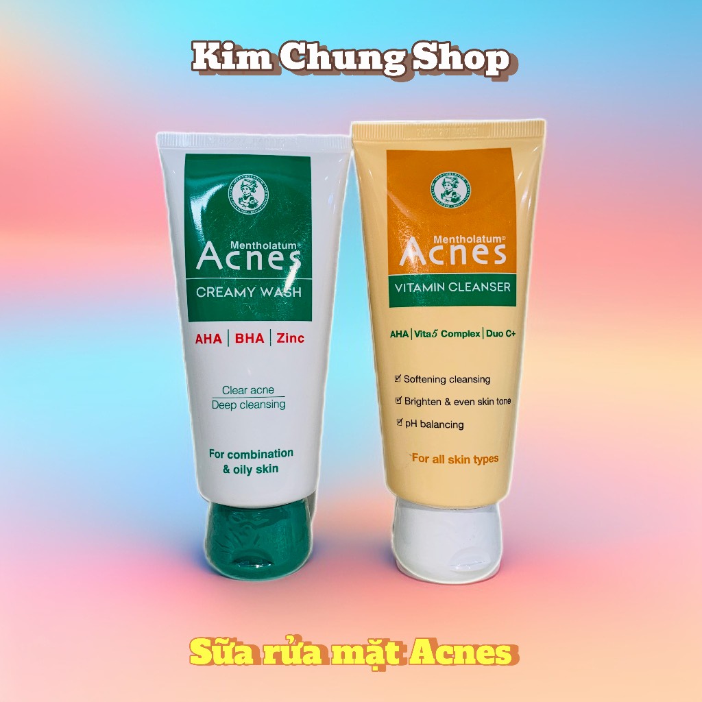 Sữa rửa mặt Acnes ngừa mụn, sạch nhờn, sáng da (50g, 100g)