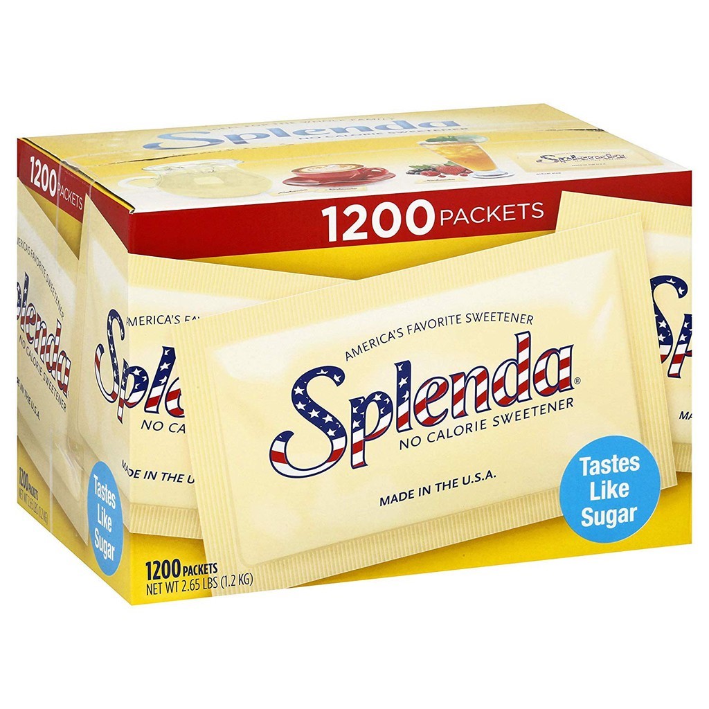 Đường ăn kiêng Splenda combo 100 gói dùng thử tách lẻ từ hộp