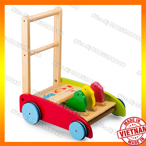 Xe Gà Tập Đi Bằng Gỗ Giúp Cho Con Nhanh Biết Đi - Hàng Việt Nam Chất Lượng